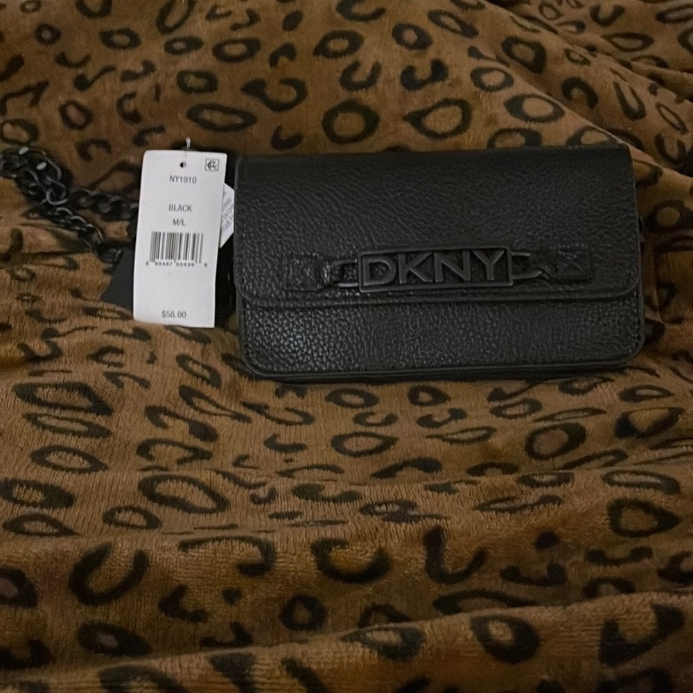 Black DKNY Waist Bag in Black